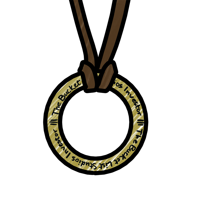 Digital art image of the investor necklace.