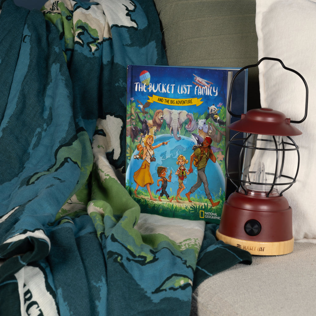 Book, Blanket, and Lantern Bundle
