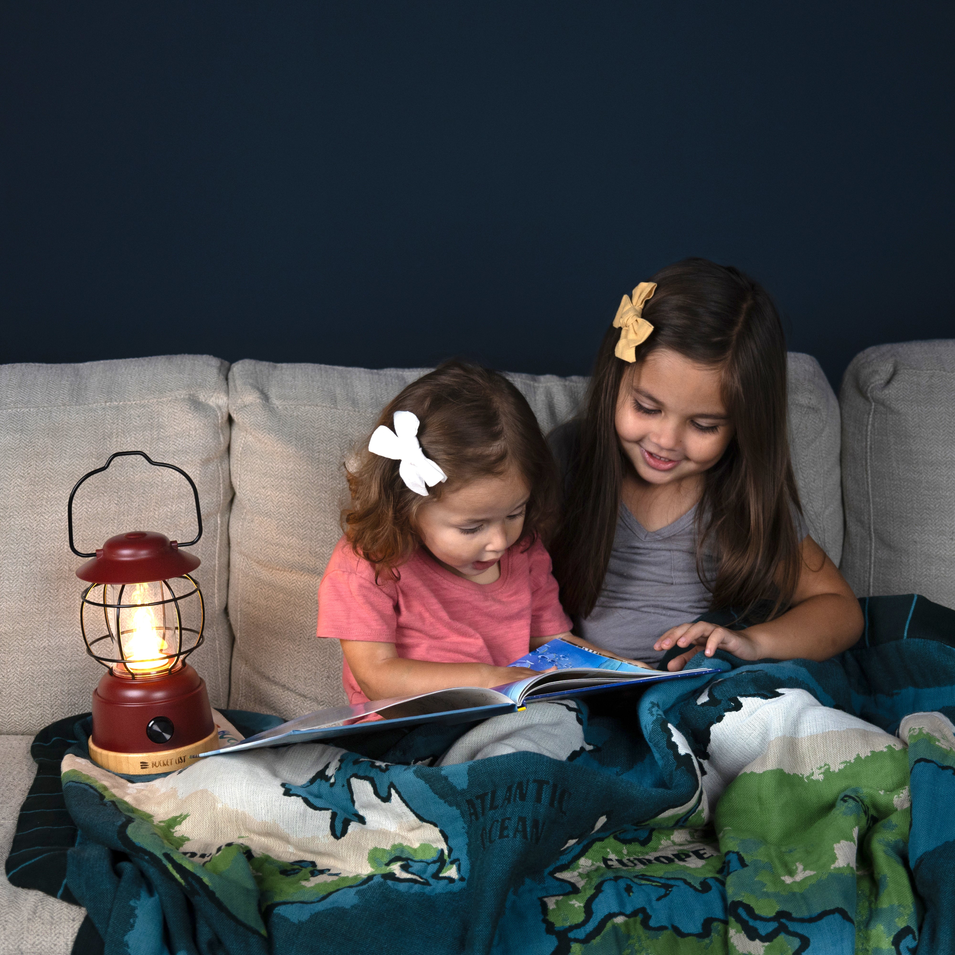 Book, Blanket, and Lantern Bundle – The Bucket List Studios