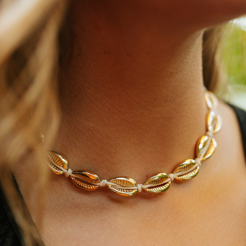 Shell Necklace - Gold