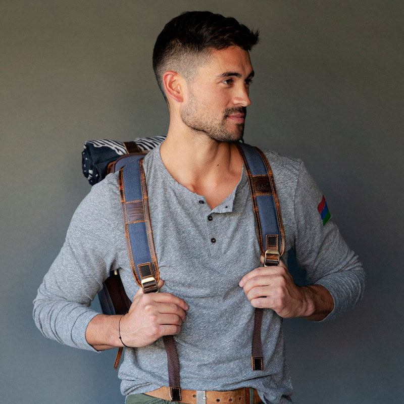 The Bucket List Backpack - Navy