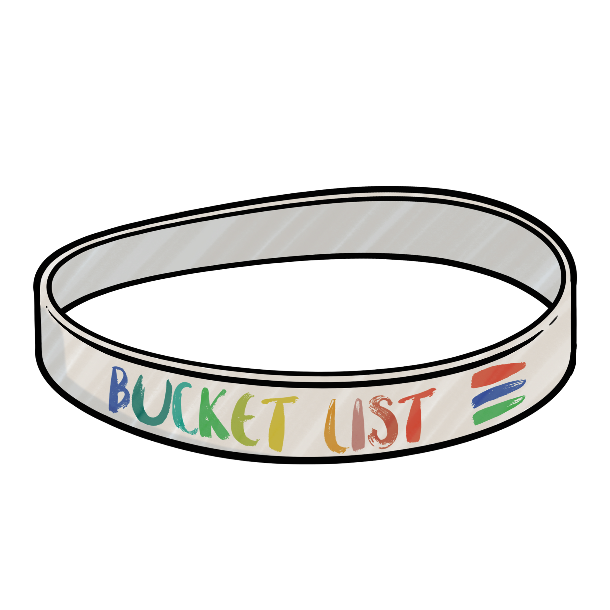 Bucket List Wristband