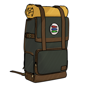 The Bucket List Backpack - Forest Green