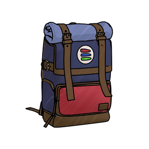 The Bucket List Backpack Mini - Navy