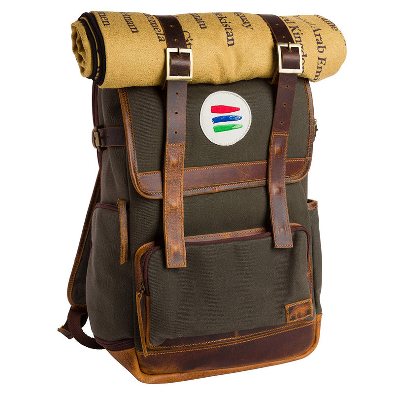 The Bucket List Backpack - Forest Green